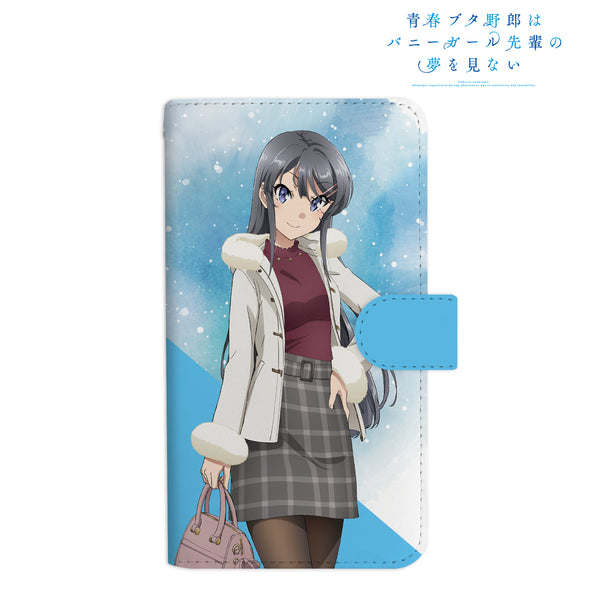 『青春ブタ野郎はバニーガール先輩の夢を見ない』桜島麻衣 冬服ver. 手帳型スマホケース